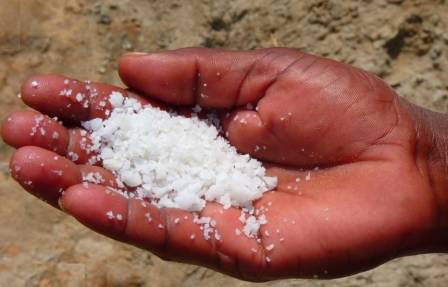 Морская соль на ладони