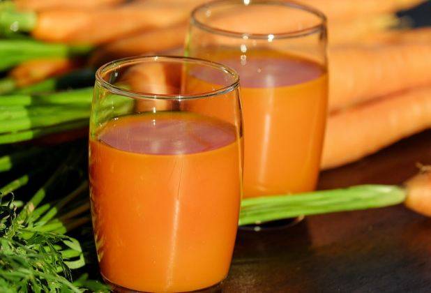 Морковь и морковный сок